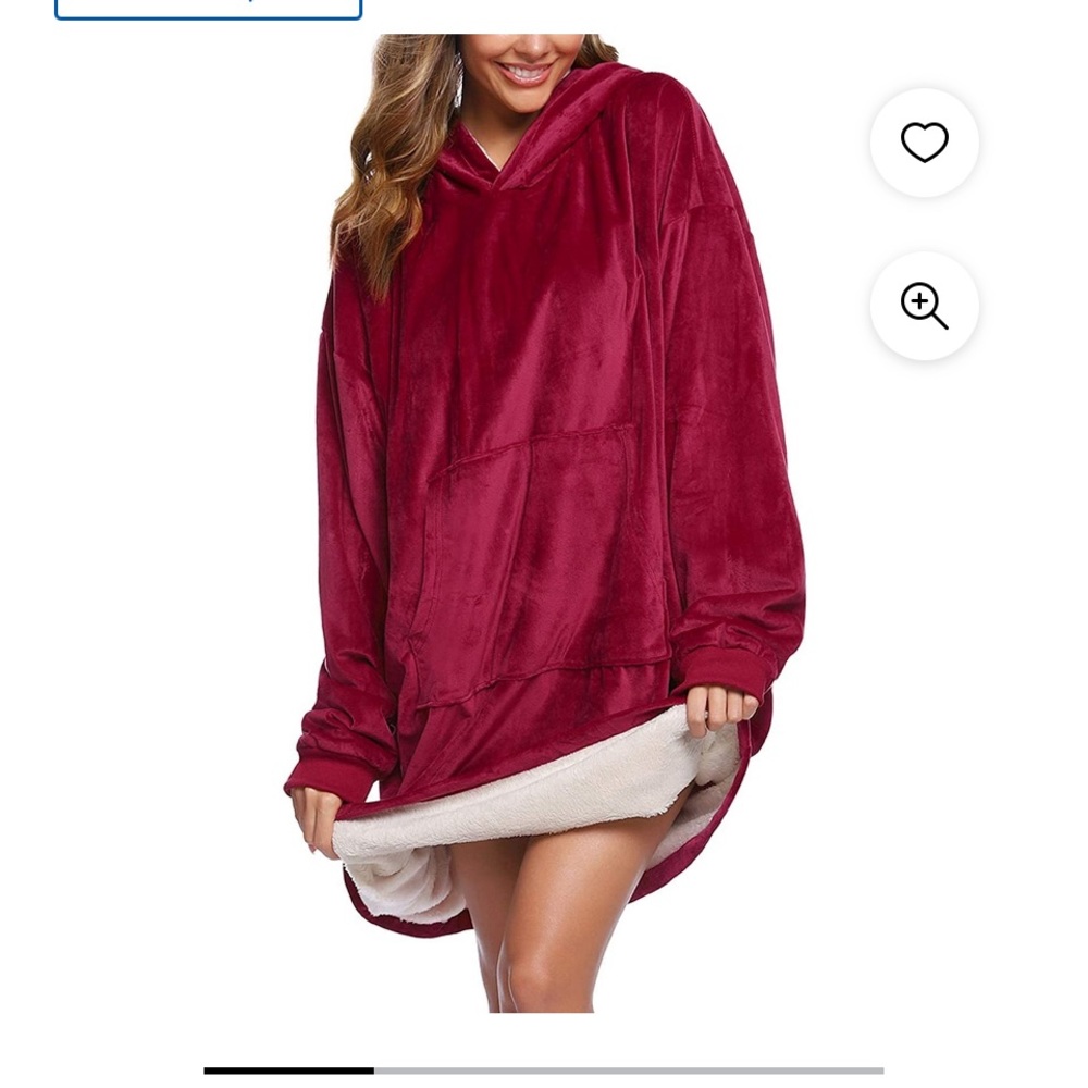 HUGGLE oversized blanket hoodie